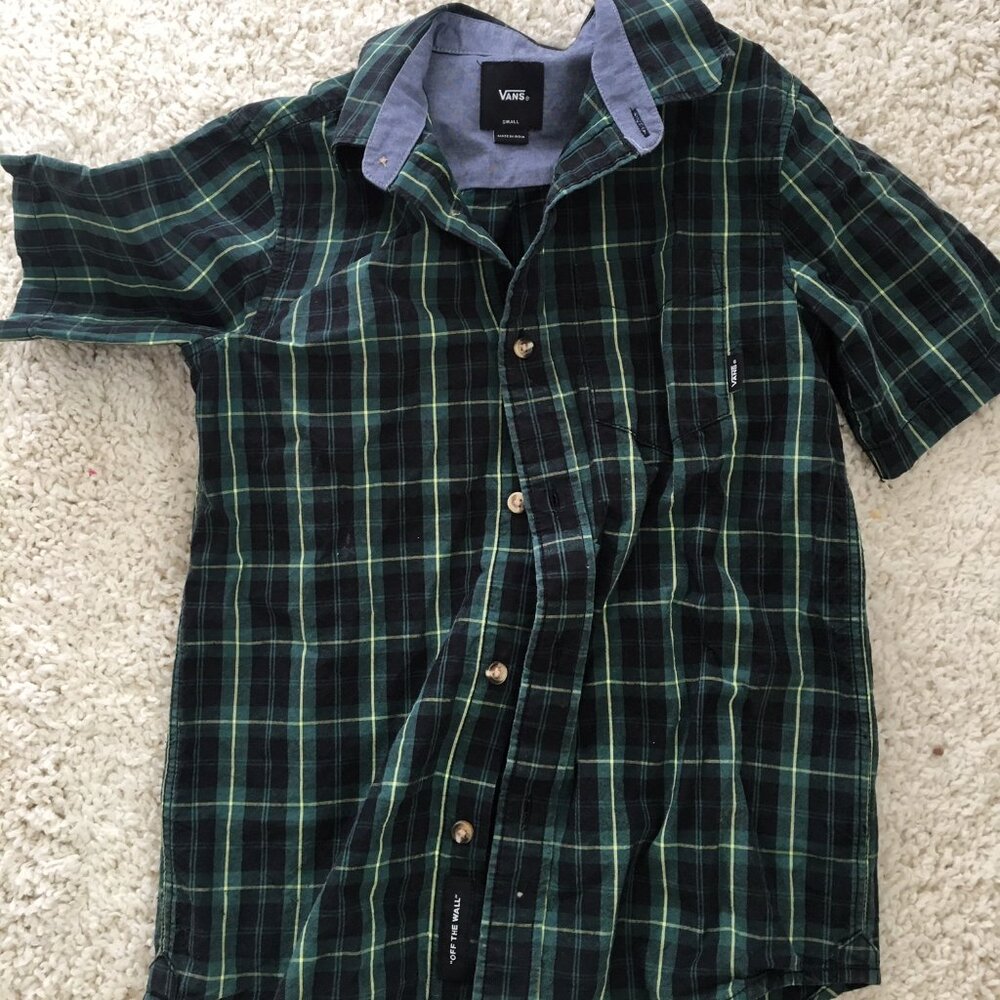 Boys Vans collared shirt